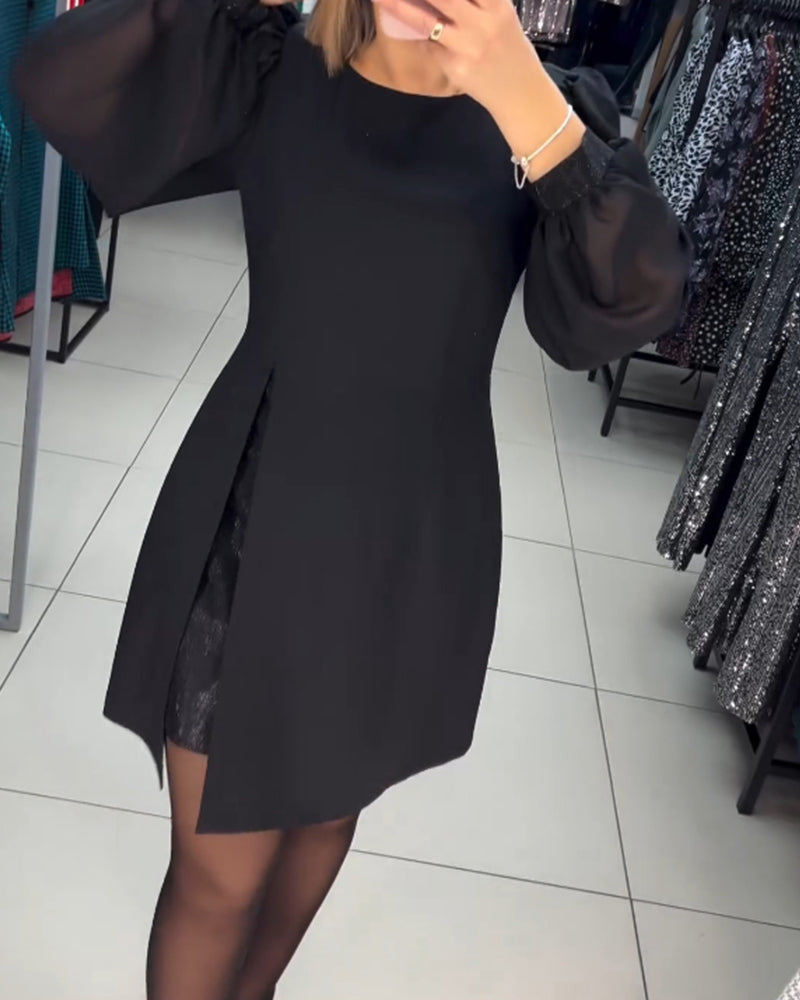 Carine - Elegante midi jurk met split