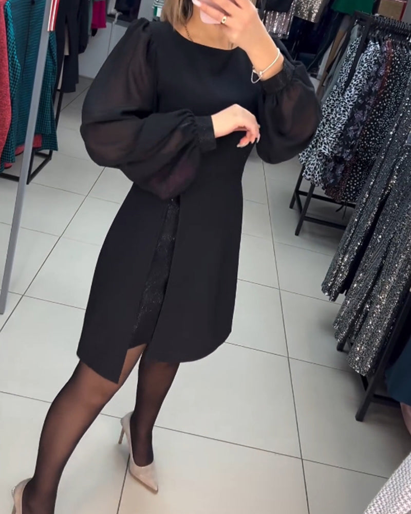 Carine - Elegante midi jurk met split
