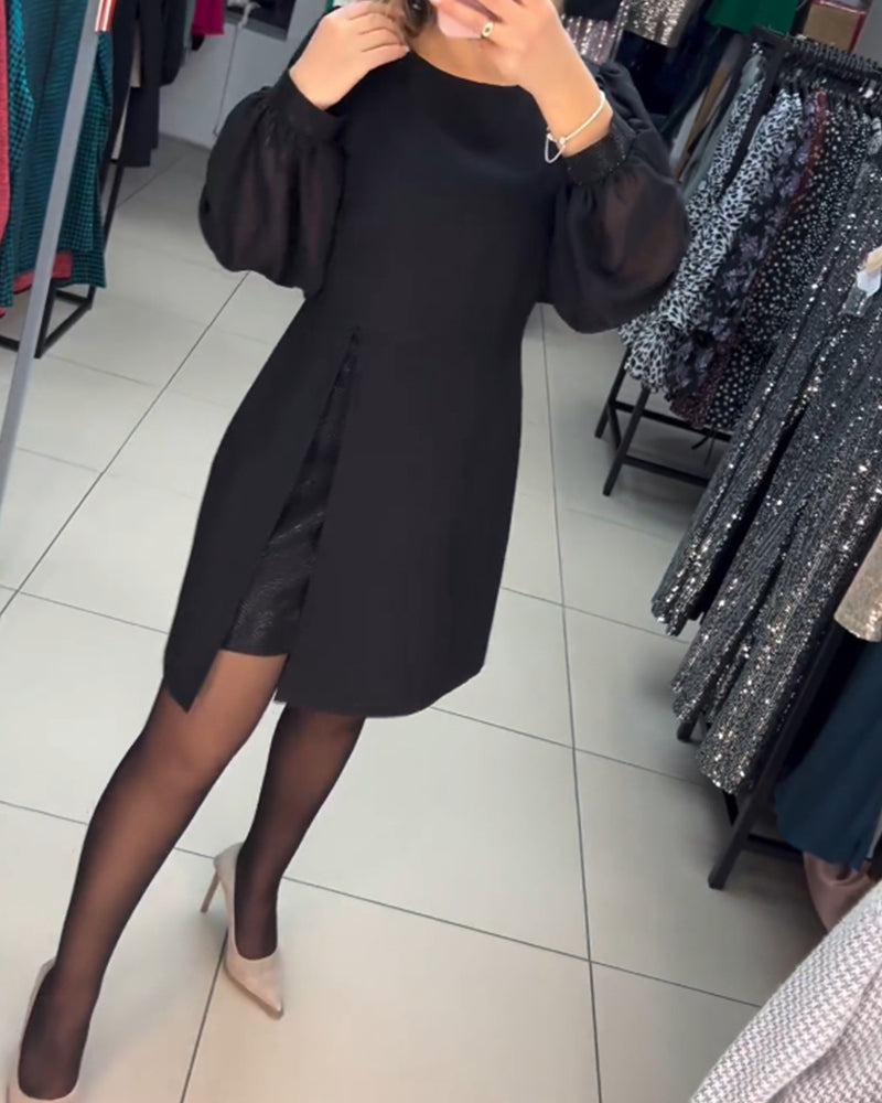 Carine - Elegante midi jurk met split