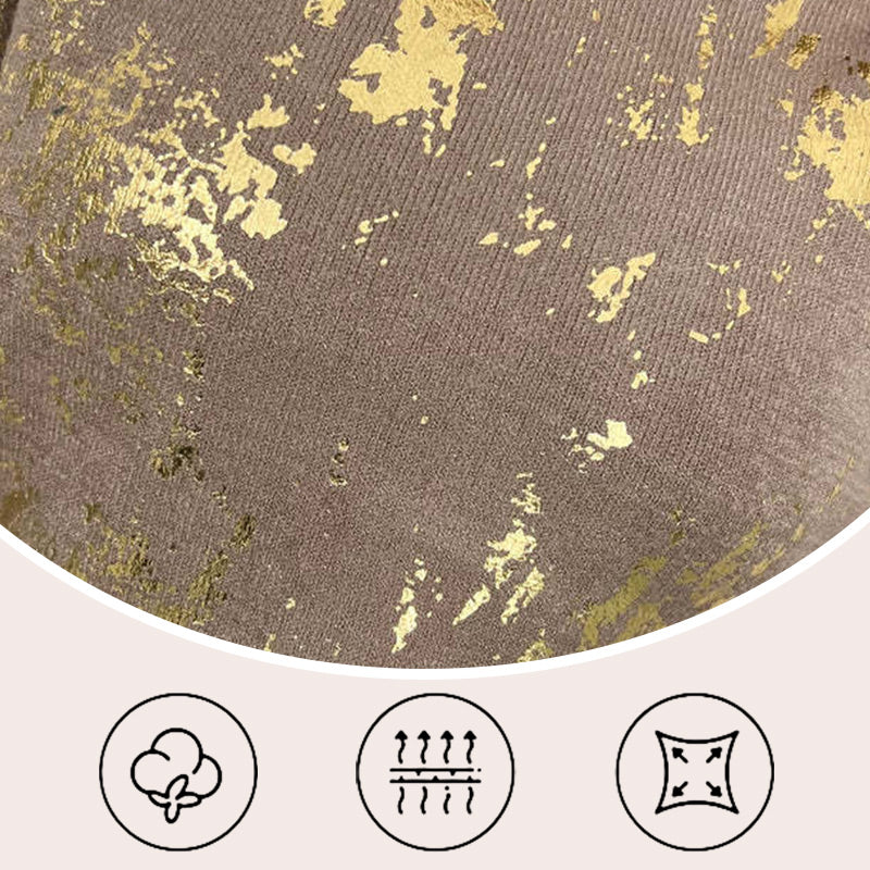 Blanche - Trui met gouden metallic print