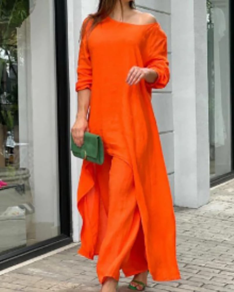 Clarisse - Casual linnen set voor dames