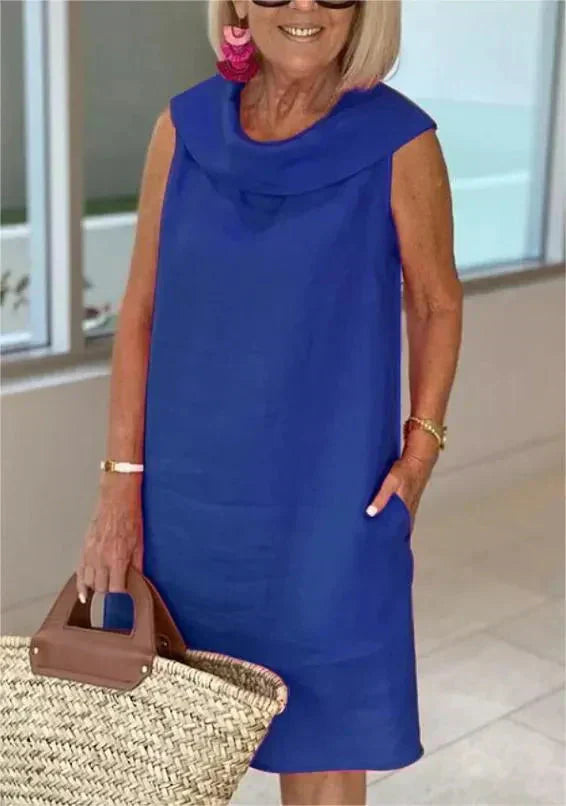 Stella - Elegante linnen zomerjurk voor vrouwen