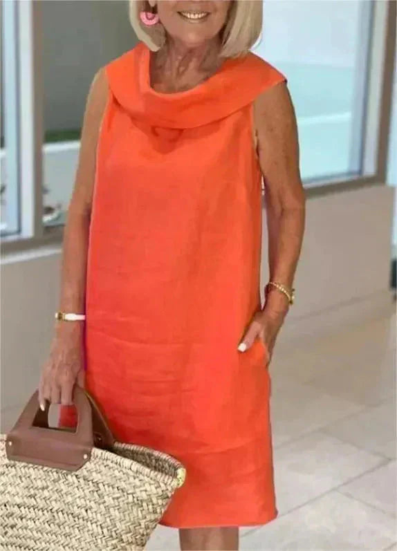 Stella - Elegante linnen zomerjurk voor vrouwen