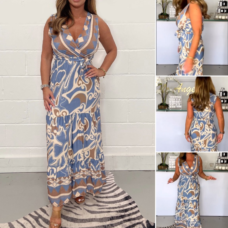 Solandra - Boho Chic Maxi Dress