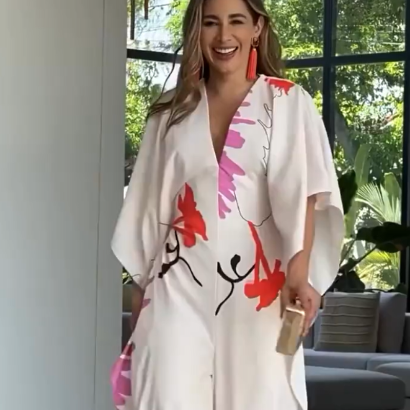 Séverine - Gebloemde jumpsuit voor dames