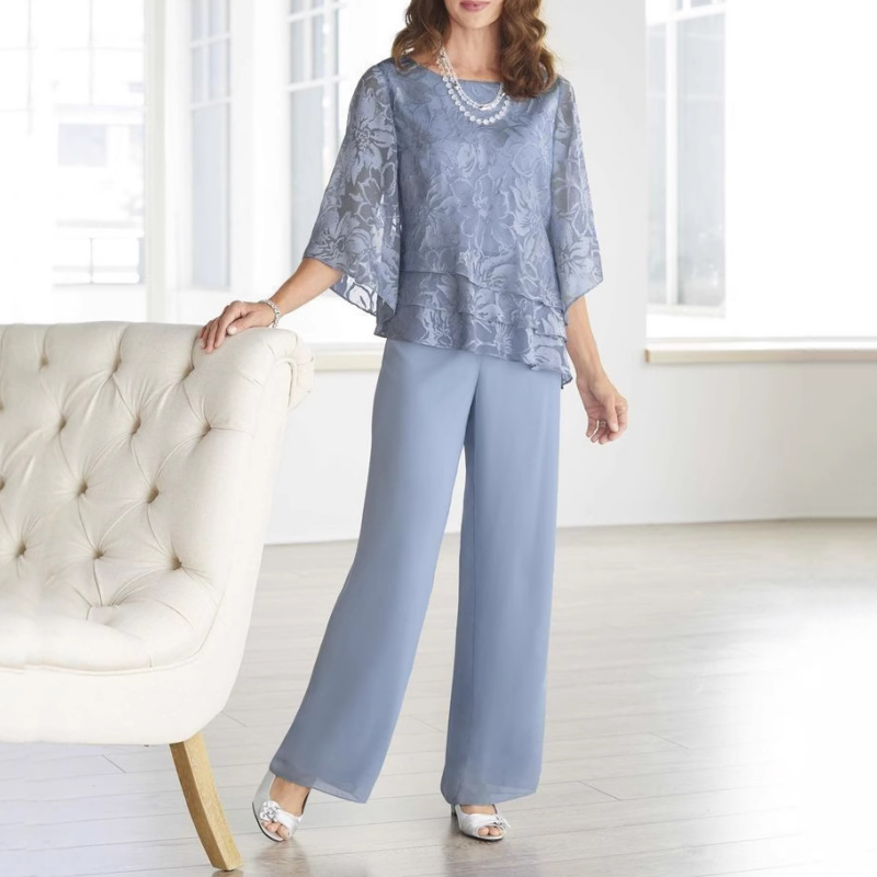 Nila – Elegante Chiffon Set