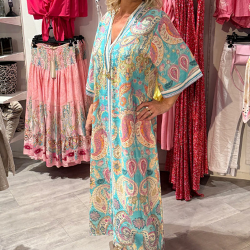 Naelina - Comfortabele damesjurk met casual print
