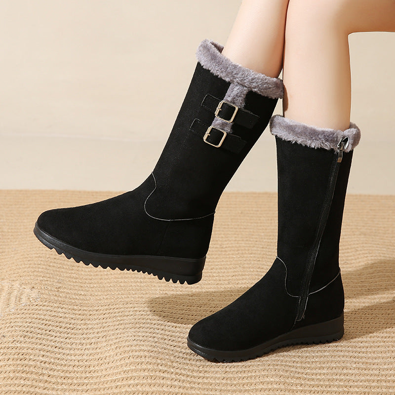 Marilysse - Dames Sneeuwlaarzen Halverwege de Kuit Warmte & Elegantie