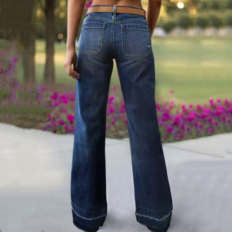 Aurevia - Jean Large Stijl Vintage Dames