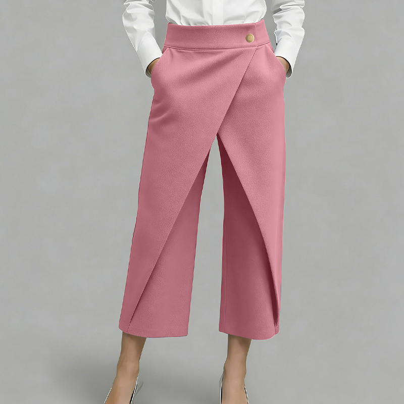 Sorelia - Vrouwenrokbroek met portefeuille-effect en zakken