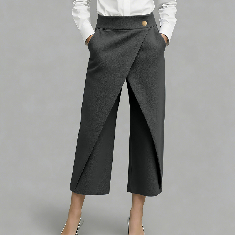 Sorelia - Vrouwenrokbroek met portefeuille-effect en zakken