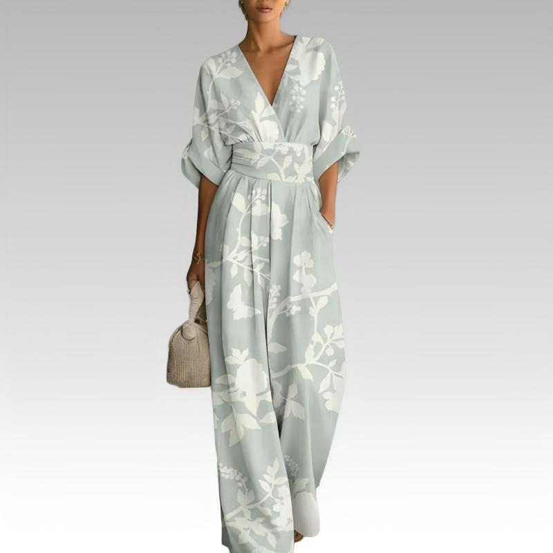 Nevina - Dames jumpsuit met V-hals