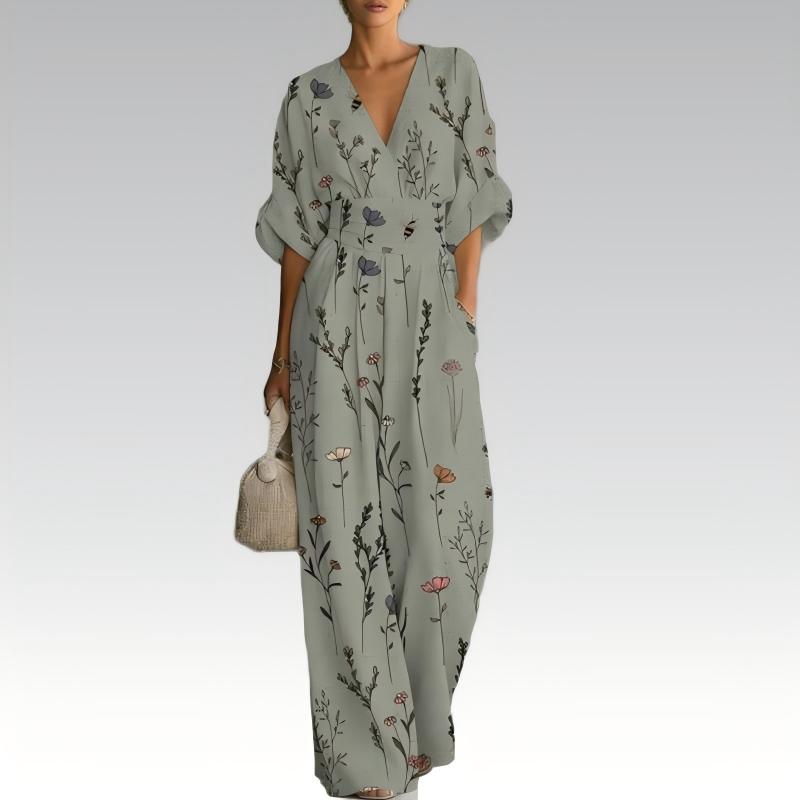 Nevina - Dames jumpsuit met V-hals