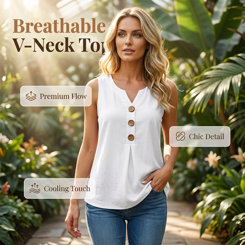 Ophelina -Mouwloos topje voor dames