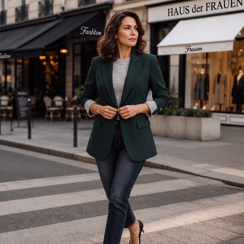 Gwendoline - Lichte elegante damesblazer voor dagelijkse looks