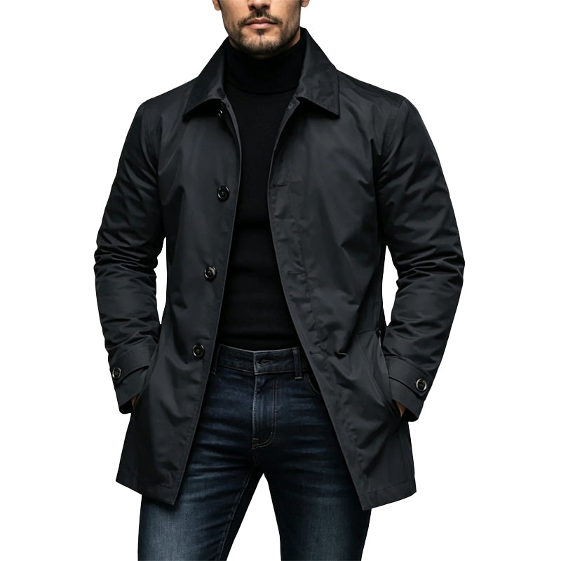 Christian - Waterdichte mid-lange trenchcoat voor mannen met een urban stijl