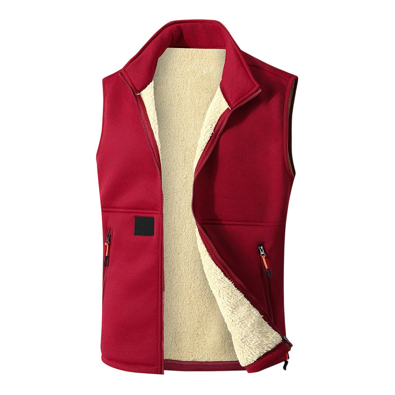Ninette - Dames gilet met rits, gevoerd met pluche