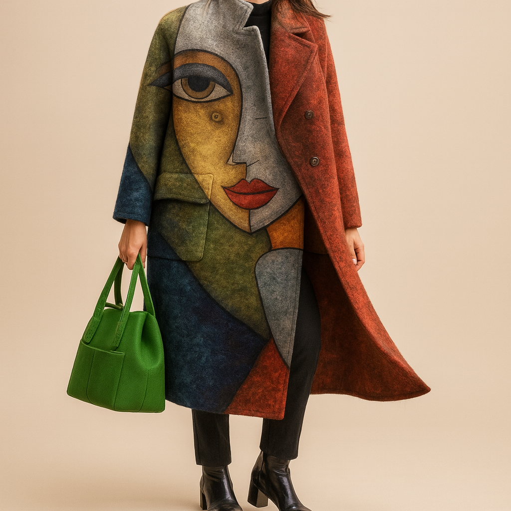 Gisavora - Lange Jas met Artistieke Motieven