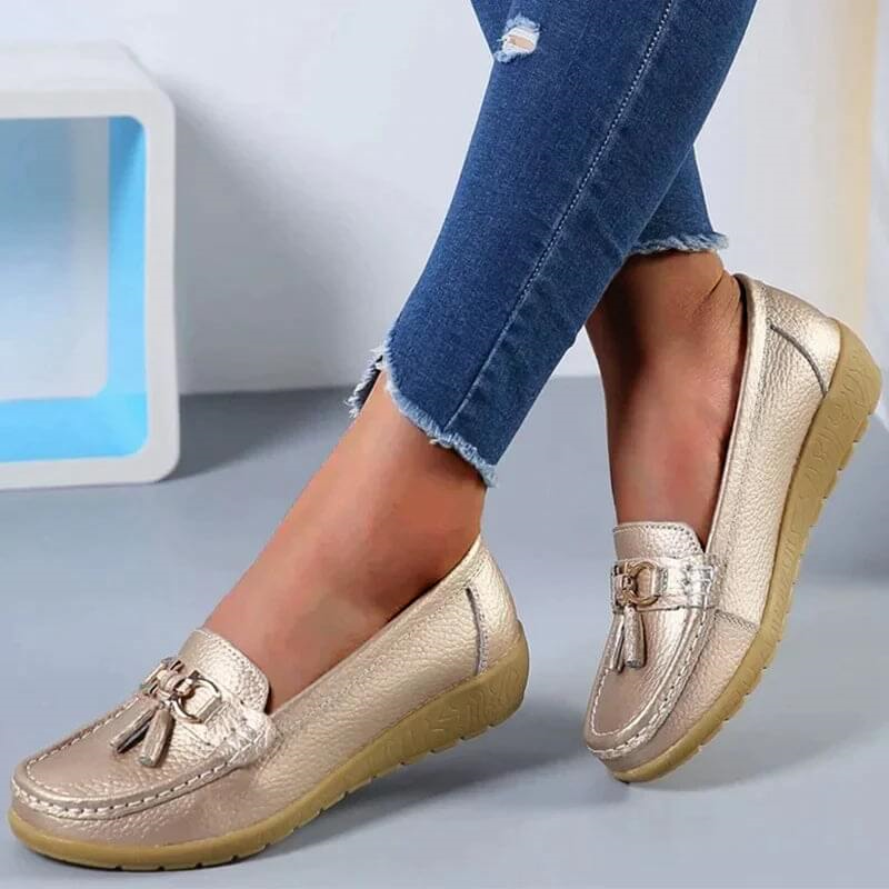 Heliora - Leren orthopedische comfortschoenen - Natuurlijke elegantie in elke stap