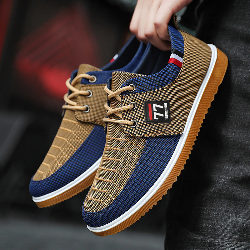 Ethan - Heren canvas schoenen met comfortabele zool