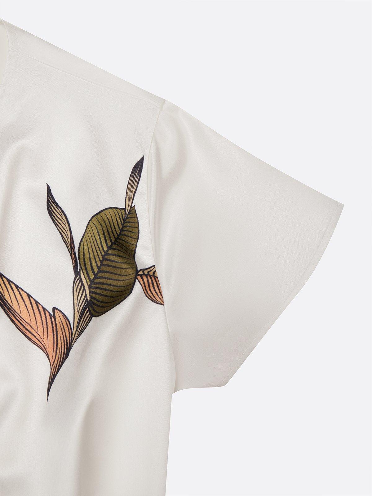 Nysoria - Elegante Bloemenprint Wikkeljurk