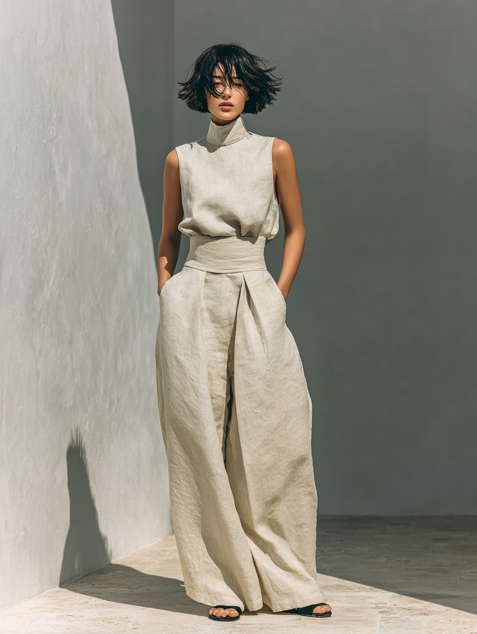 Fynelle - Elegante mouwloze set