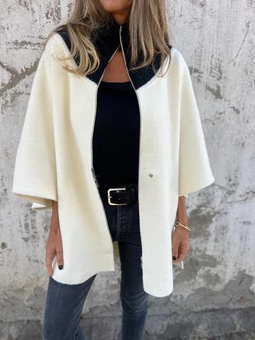 Rianne - Casual jack met opstaande kraag en ritssluiting