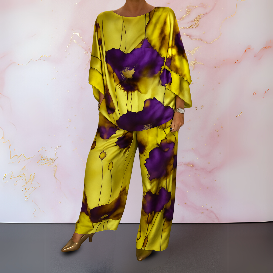Ysella - Tweedelige damesset met prachtige print