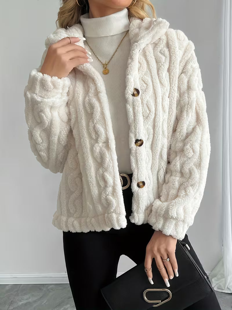 Nelle - Teddyjas voor dames met knopen