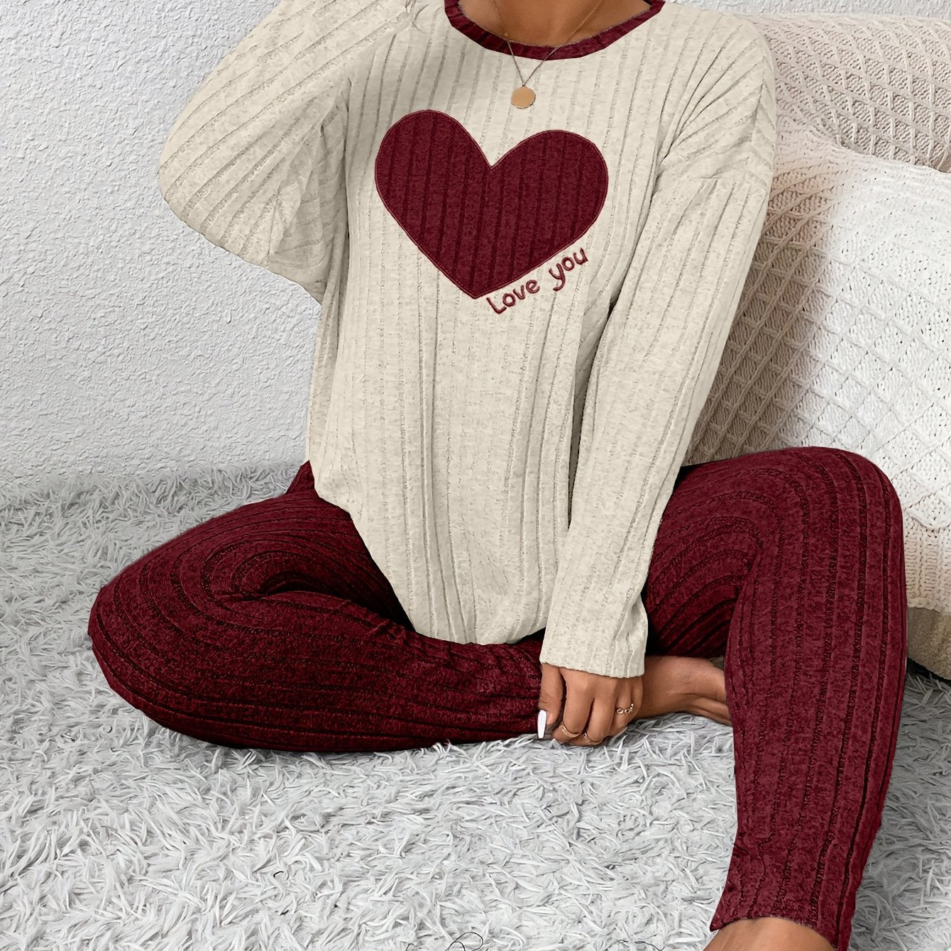 Javelle - Set Loungewear Hart Comfort Relax