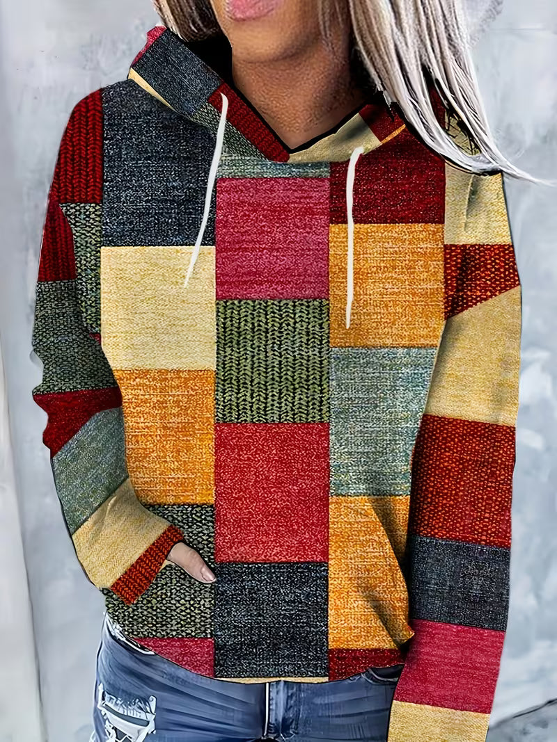 Prysavellessa - Sweat Patchwork Geometrisch Modern
