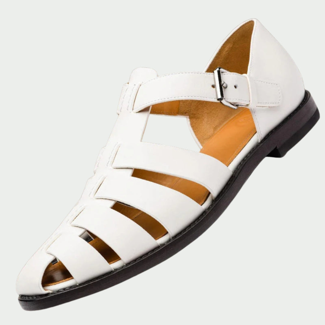 Ben - Premium leren herensandalen