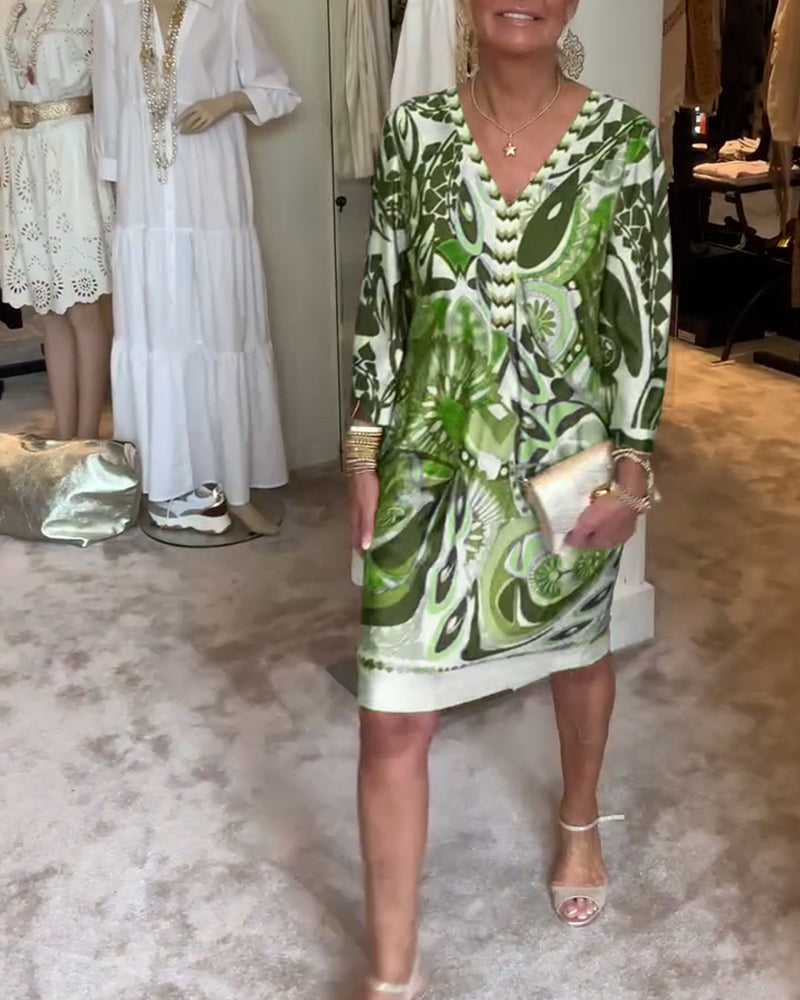 Marianne - Vintage Print Jurk