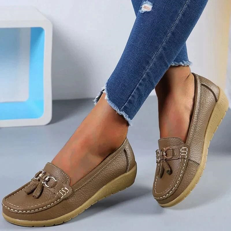Heliora - Leren orthopedische comfortschoenen - Natuurlijke elegantie in elke stap
