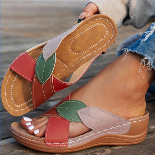 Deliora - Instapsandalen met orthopedisch comfort