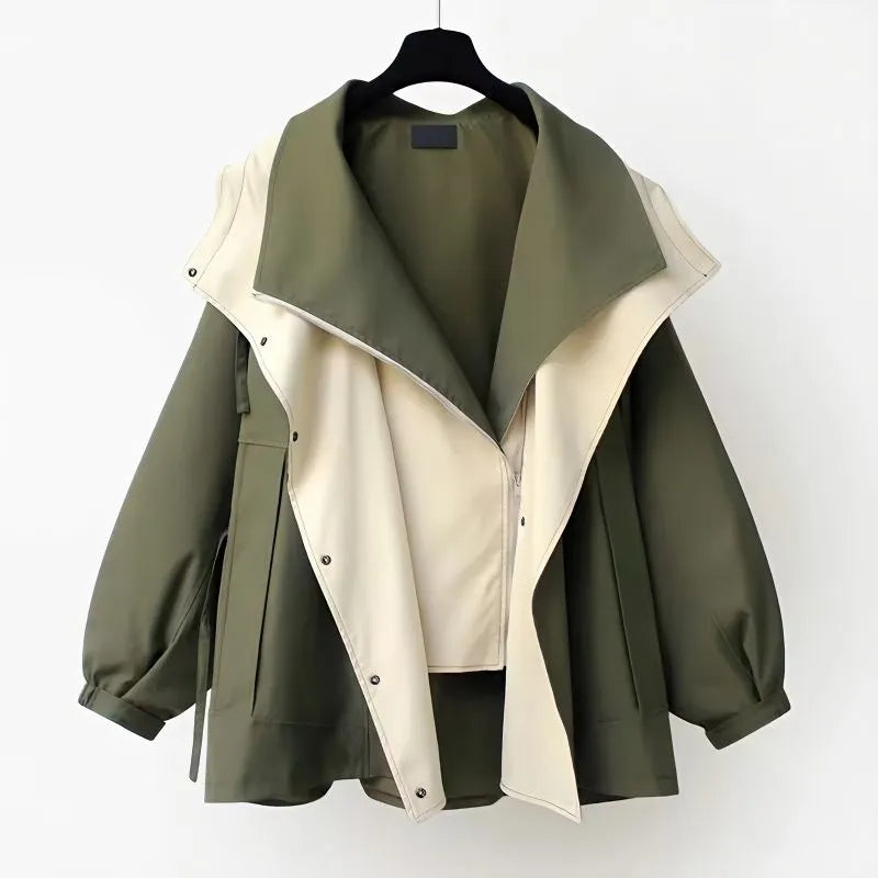 Lilian - Stijlvolle Stijlvolle Waterabsorberende trenchcoat