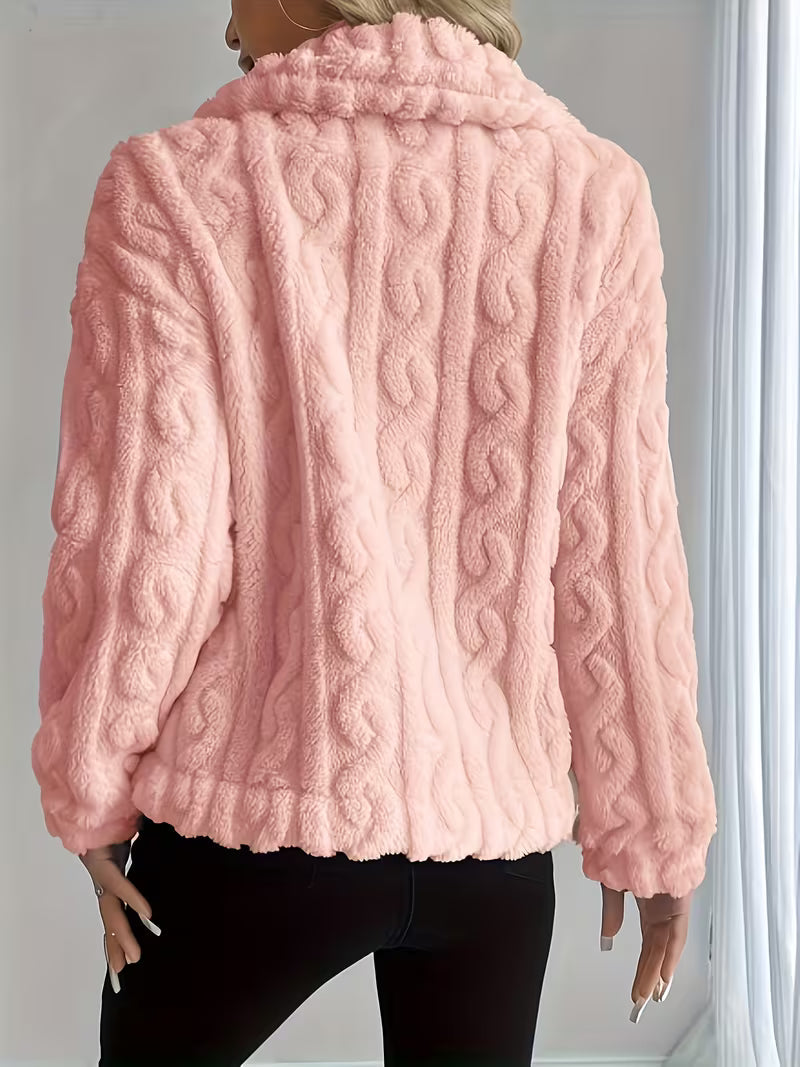 Nelle - Teddyjas voor dames met knopen