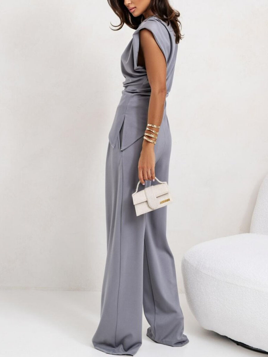 Faylira - Elegante set met mouwloze top en broek