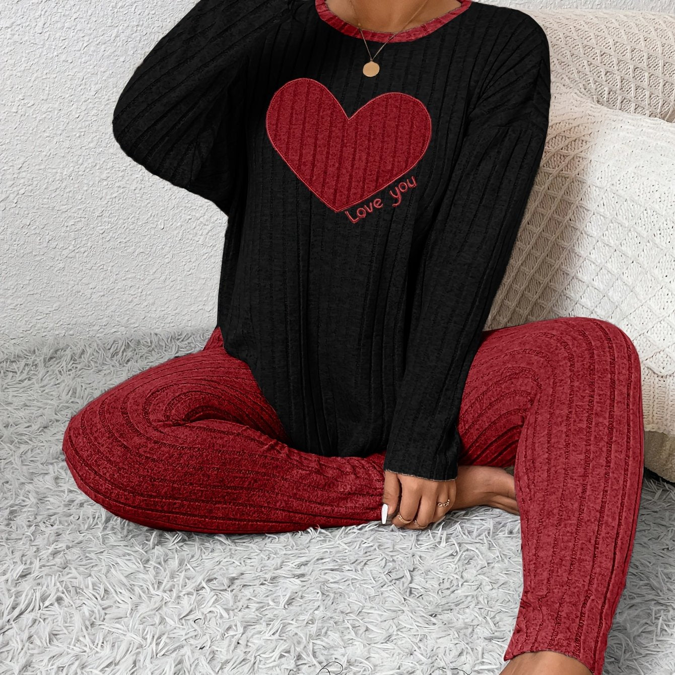 Javelle - Set Loungewear Hart Comfort Relax