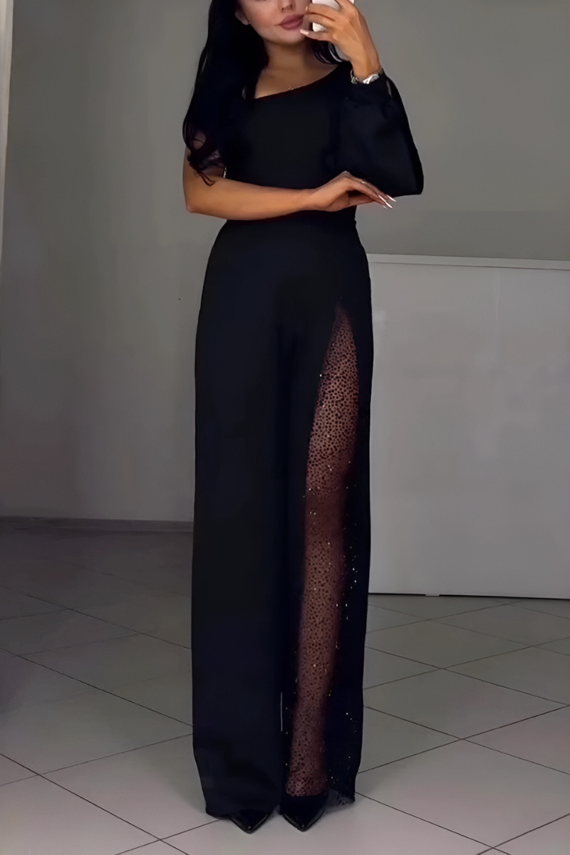 Norvienne - Moderne Jumpsuit met Brede Benen
