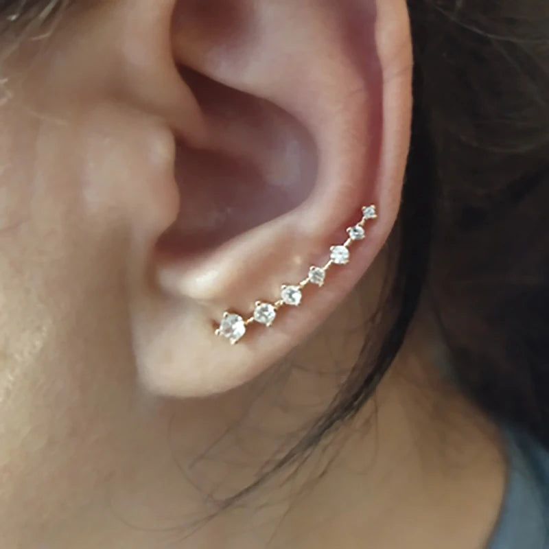 Holly - Diamanten oorbellen met zeven sterren