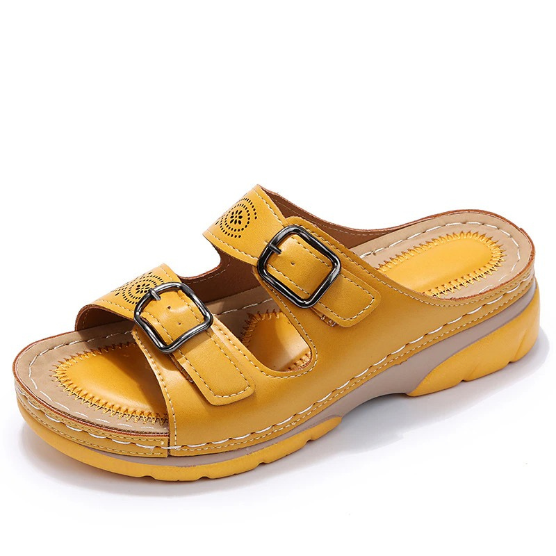Elarith - Comfortabele orthopedische sandalen voor dames met dubbele verstelbare band