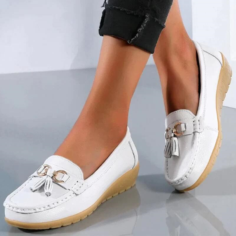 Heliora - Leren orthopedische comfortschoenen - Natuurlijke elegantie in elke stap