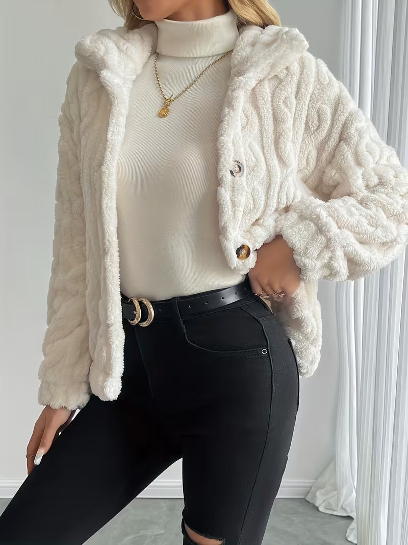 Nelle - Teddyjas voor dames met knopen