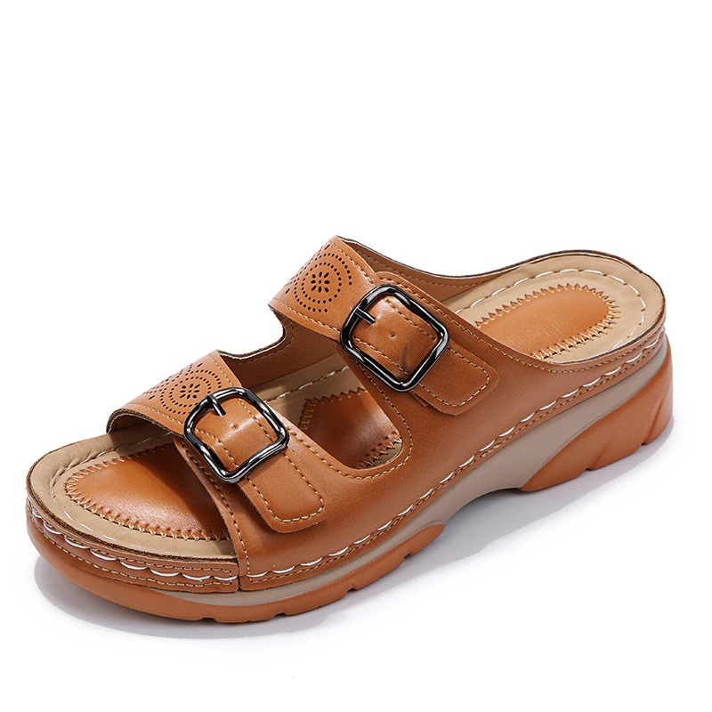 Elarith - Comfortabele orthopedische sandalen voor dames met dubbele verstelbare band