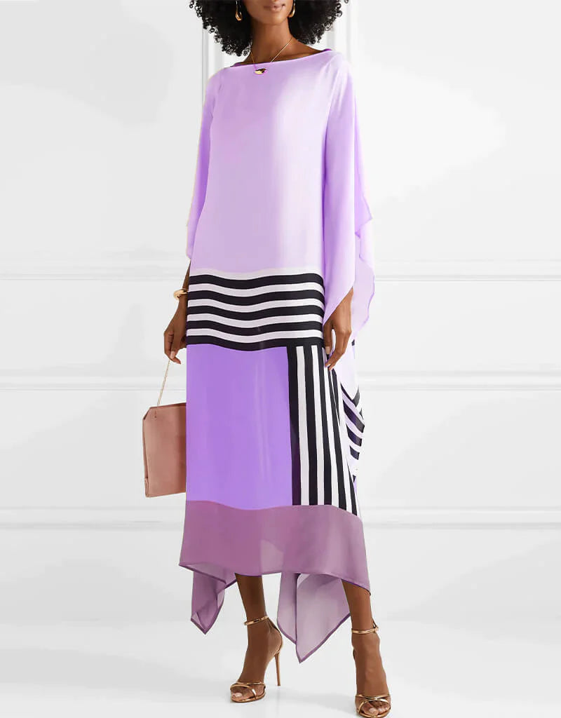 Rayna - Caftan met Geometrische Print