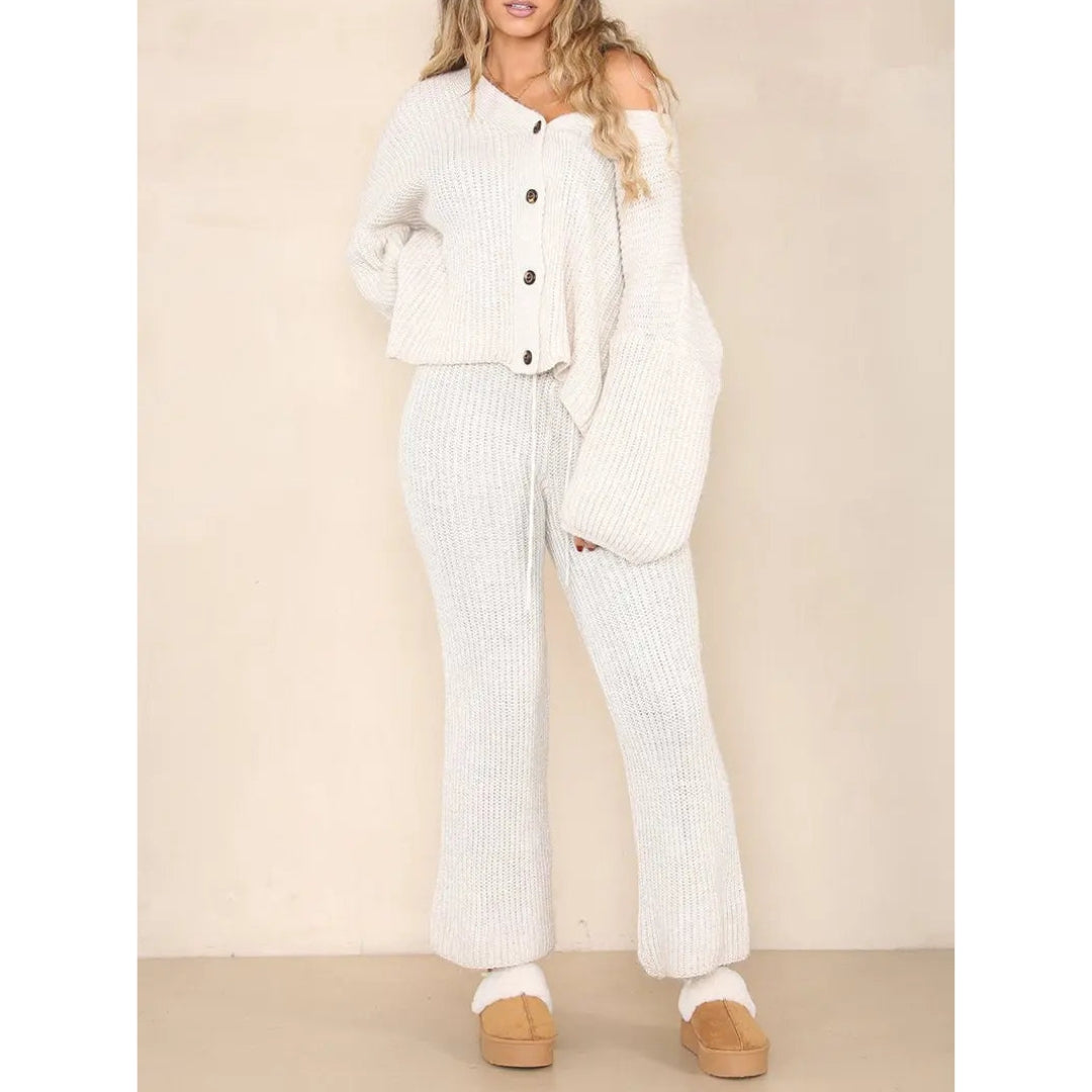 Noortje - Stijlvolle Knitted Co-Ord Set