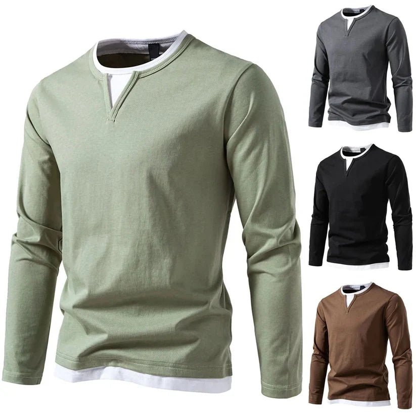 Ryan – Lange Mouwen Trui met V-Hals