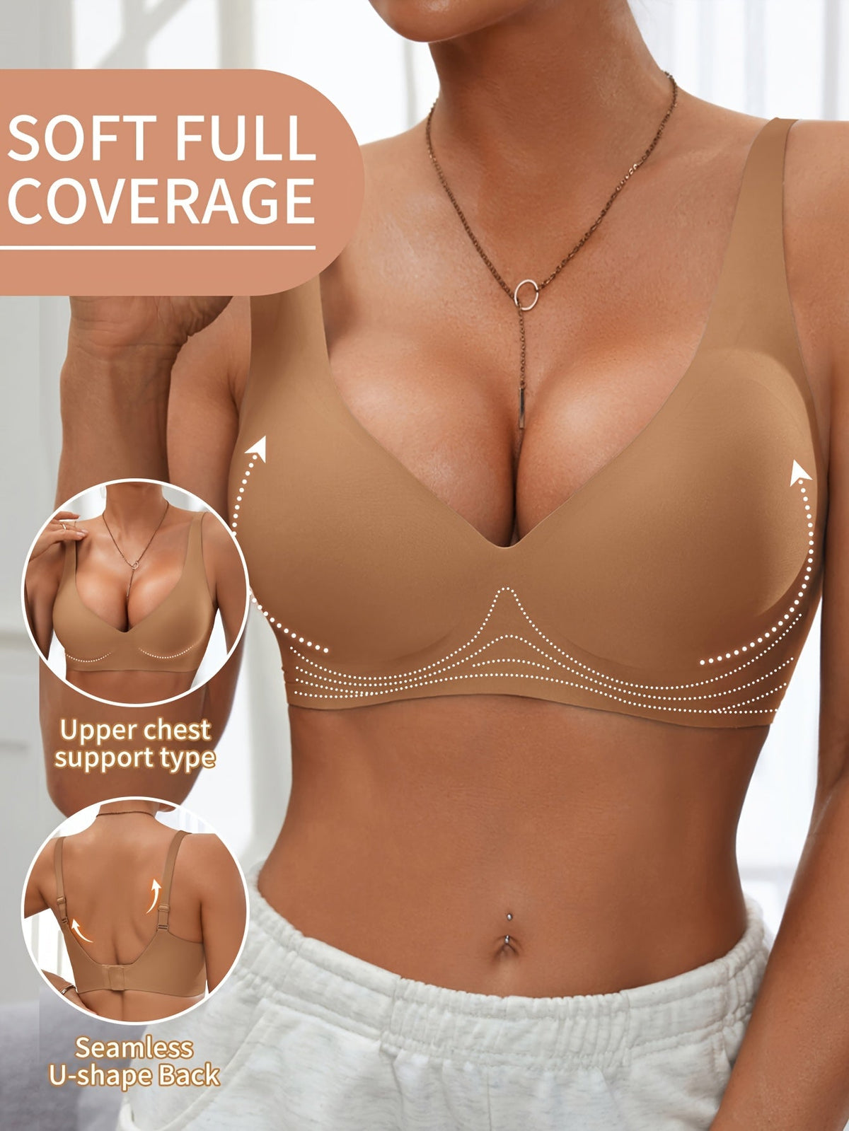 Isendra - Push-Up Beha met Hoge Comfort en Bedekking
