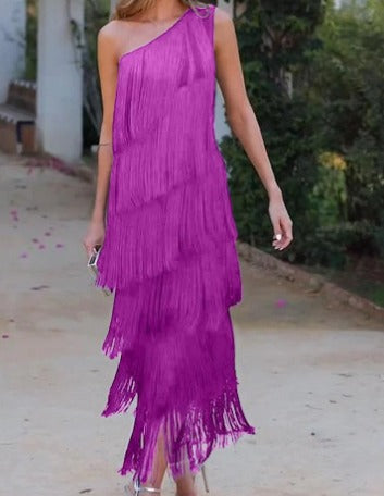 Carol️ - Unieke One-Shoulder Jurk